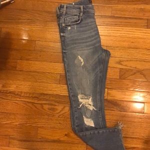 Zara | Trafaluc Distressed Ankle Length Jean